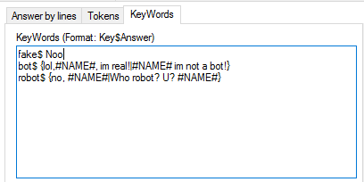 Keyword Answers (KeyWords) - Skout Bot